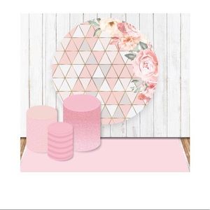 Party Background Pink Mosaic (4pieces) $98